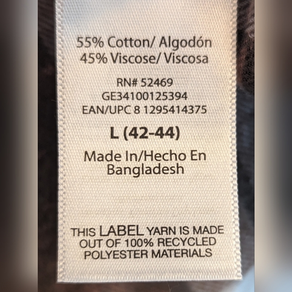 EUC brown/white George button down collared 3 button cuffs Cash Waylon Willie - Picture 11 of 11